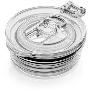 BruMate Champagne Flute Straw Lid | Clear